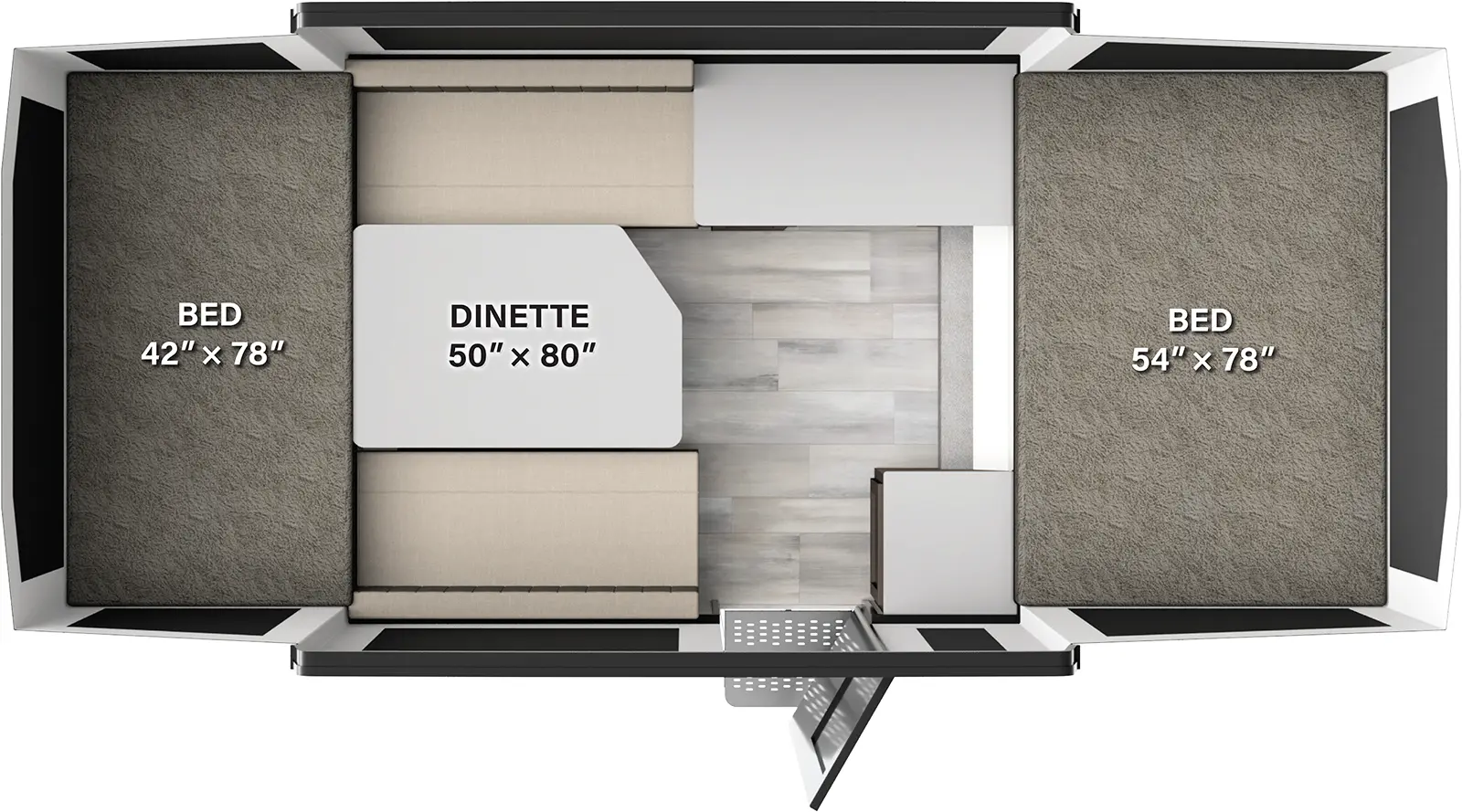 Rockwood Tent 16OTG Floorplan
